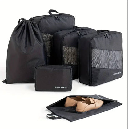 6pcs set compression travel bags