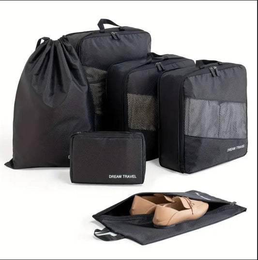 6pcs set compression travel bags