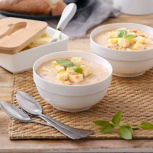 6pcs Ceramic Stackable bowl