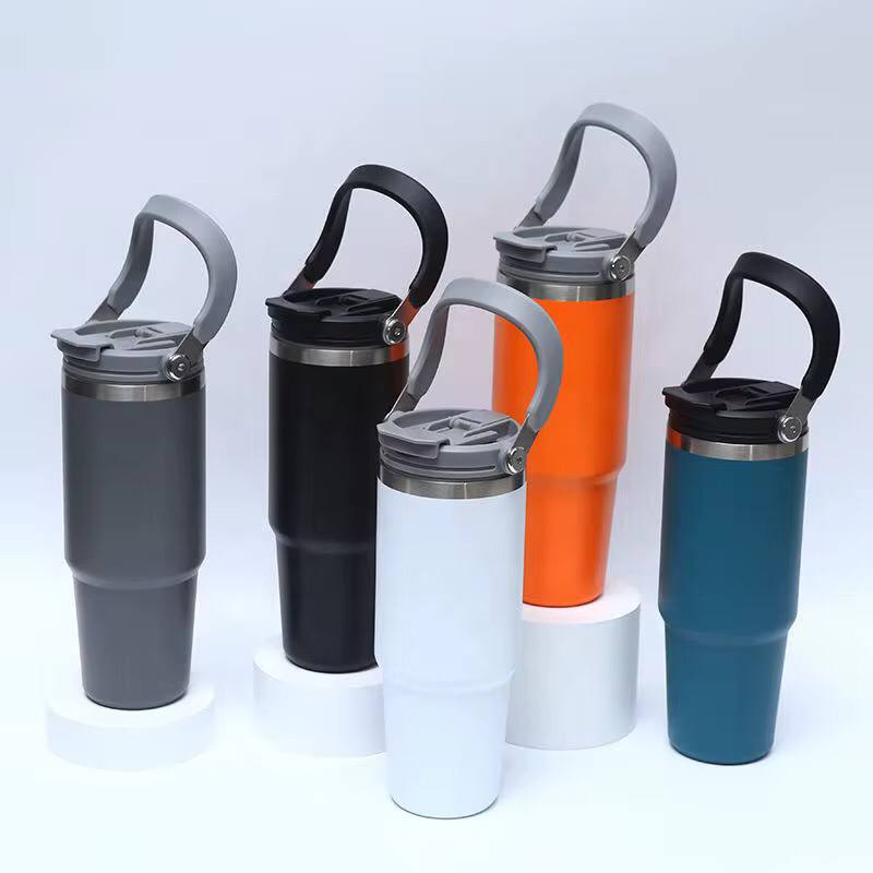 900ml Thermal coffee cup/thermos /water bottle/Themal mug with handle