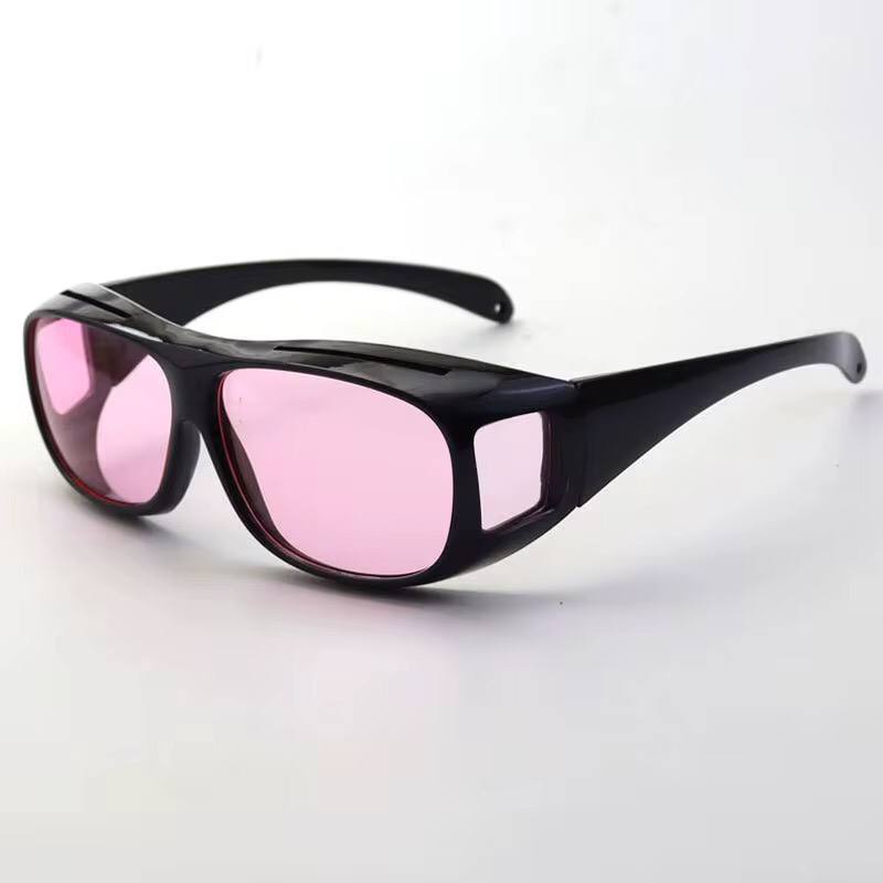 2pcs set dark & coloured Anti glare night vision driver Goggles