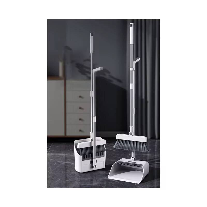 360° Rotating Long Broom & scoop  dustpan set