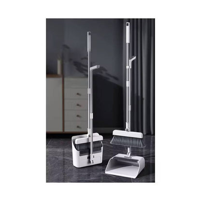 360° Rotating Long Broom & scoop  dustpan set