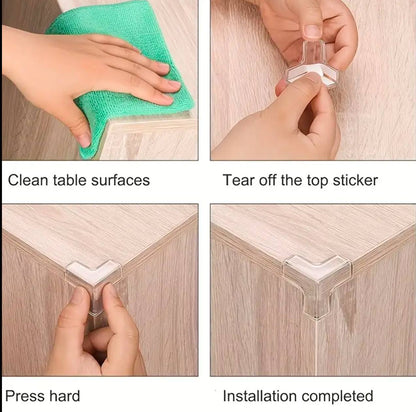 4pc Baby proofing furniture corner protectors