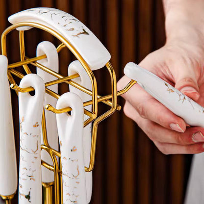 7pc stainless steel spatula soup spoon