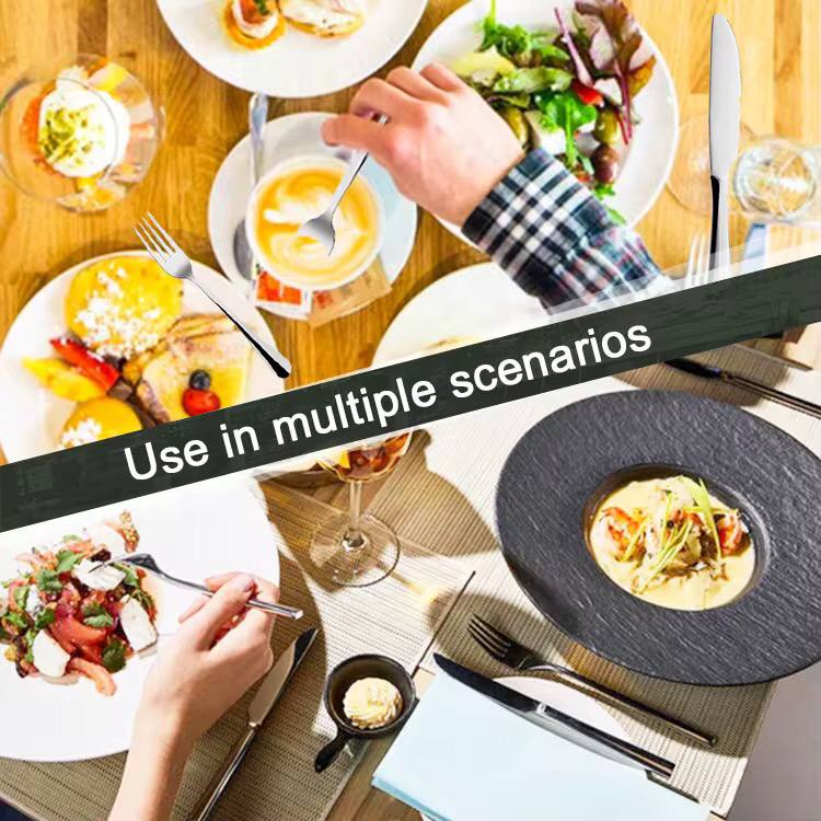 24 pcs tableware Stainless steel knife fork and spoon storage rack