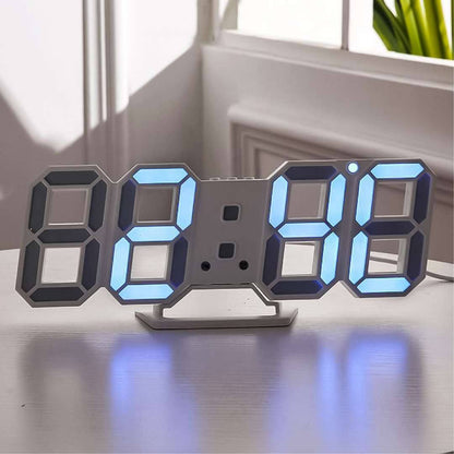 3D LED Digital Wall Clock