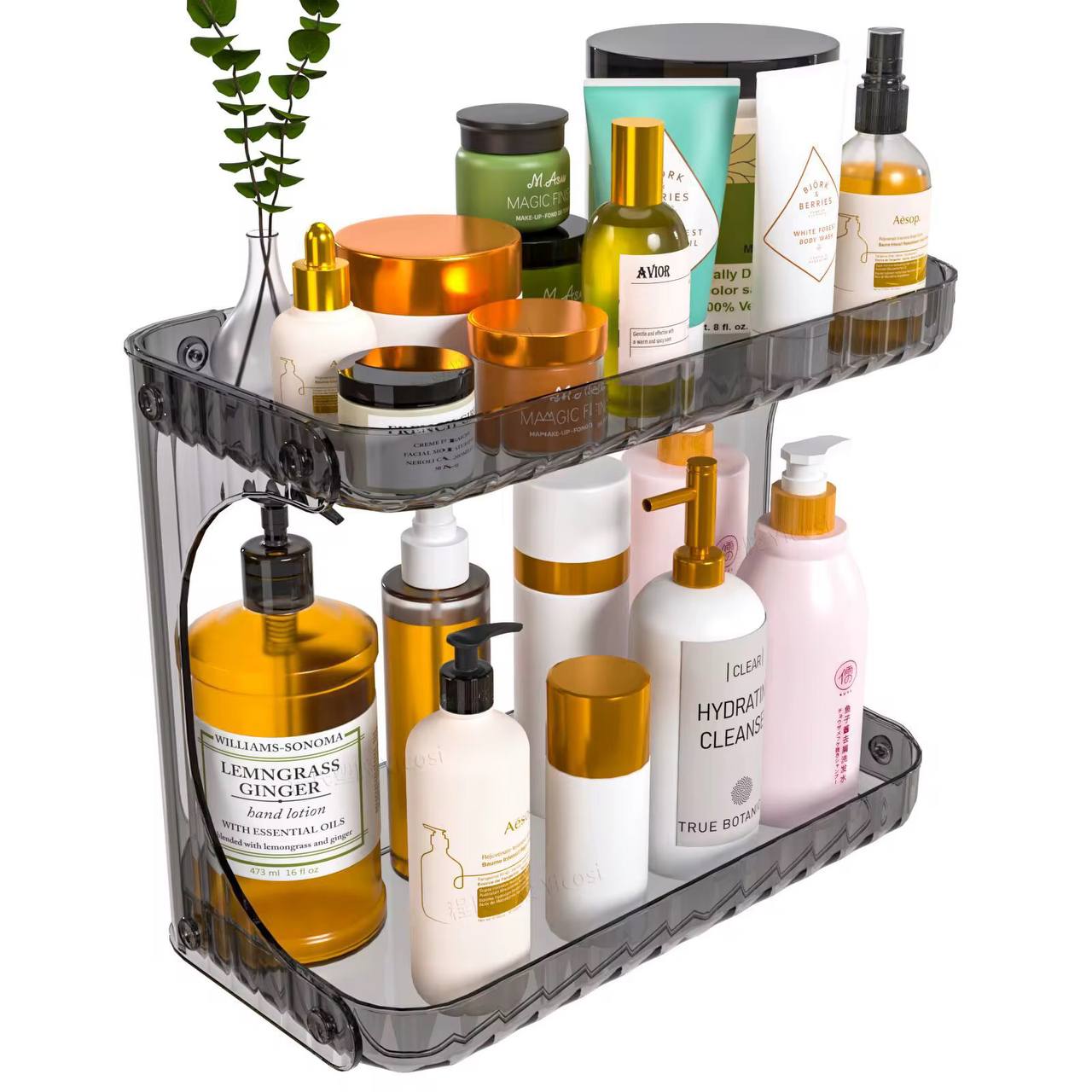Aclyric  2 Layer multipurpose Cosmetic shelving