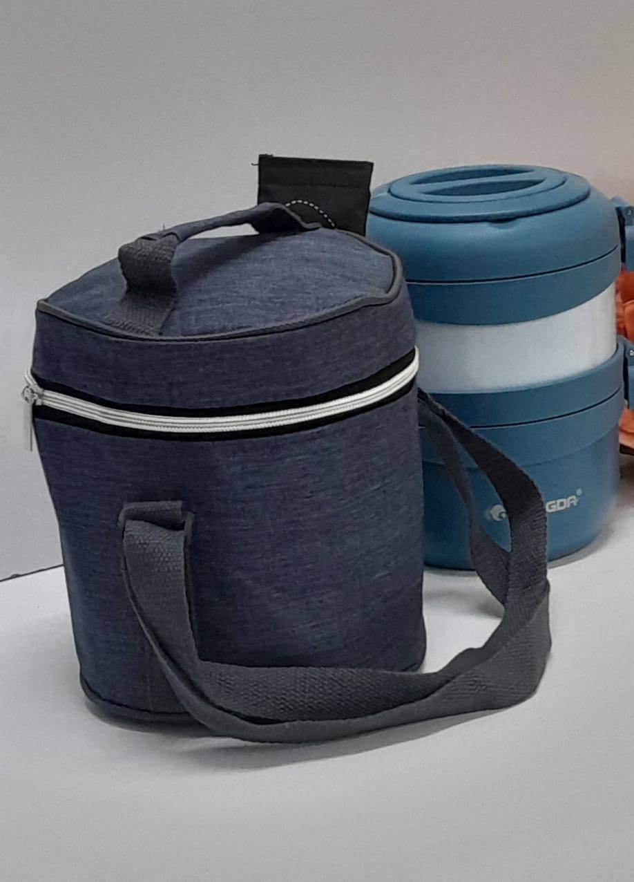 2 in 1 Thermo food flask with insulated bag