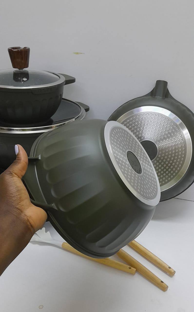 15PCS GRANITE COATING KITCHEN COOKWARE SET