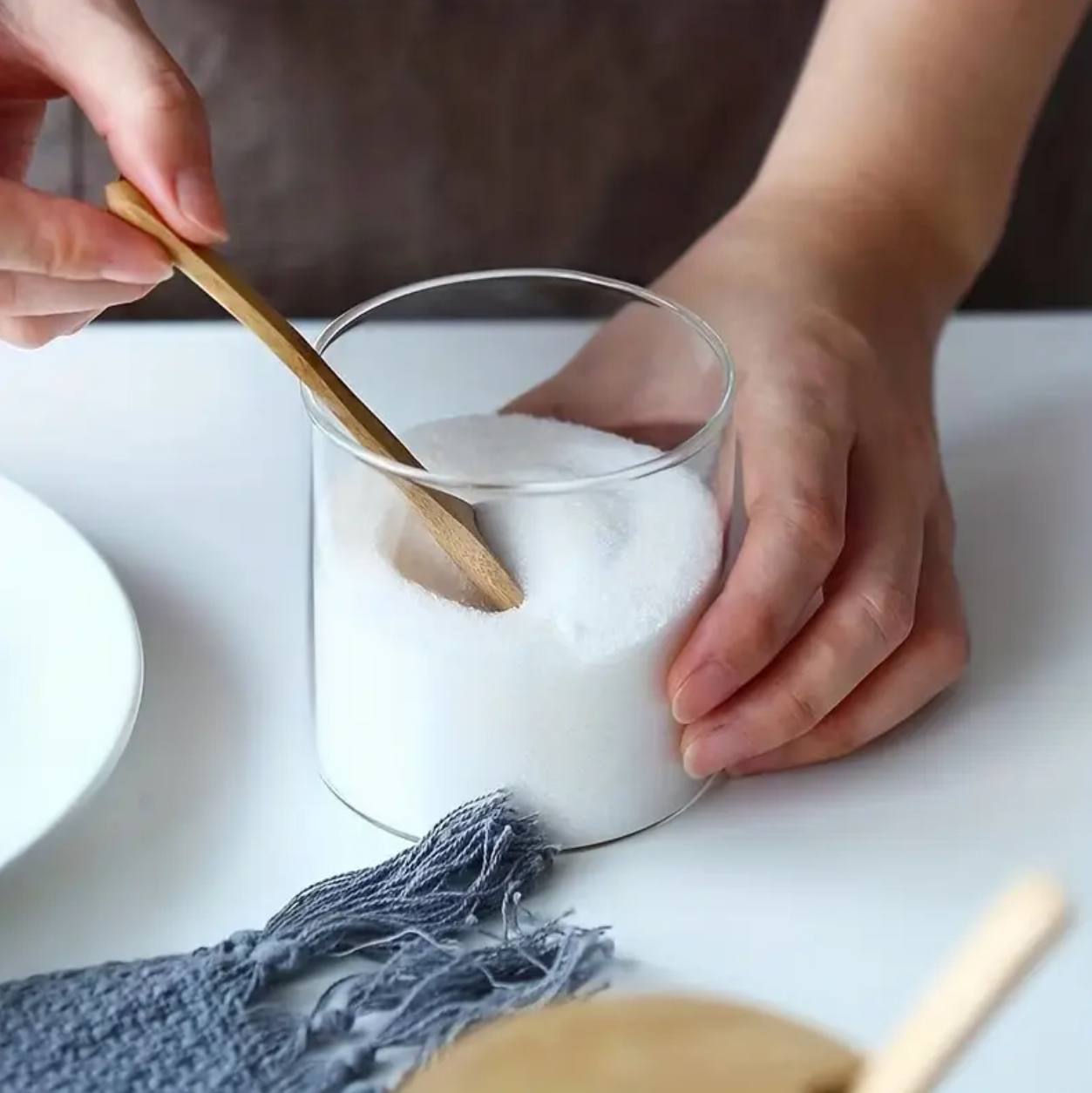 3 in 1 Glass spice condiment set