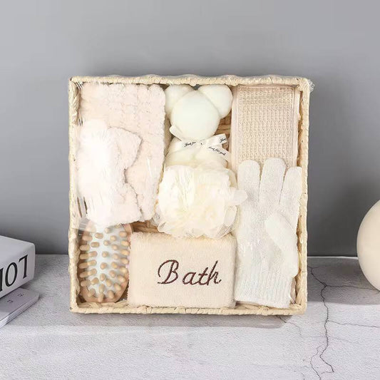 1 Set Spa Gift Cute Bear Basket