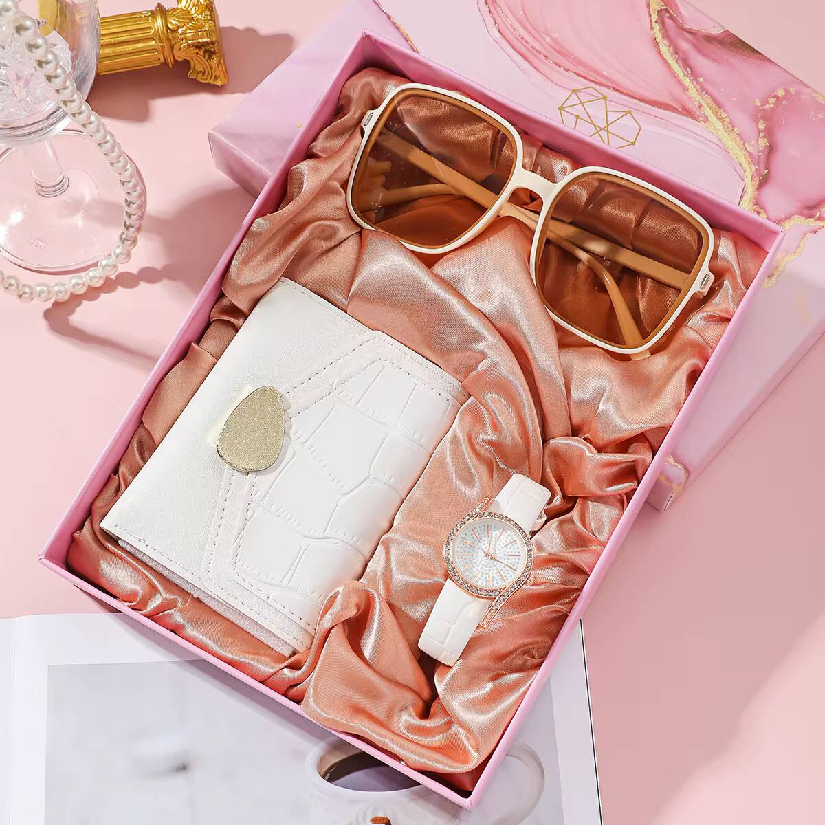 3Pcs/Set Luxury Womens Watches Set