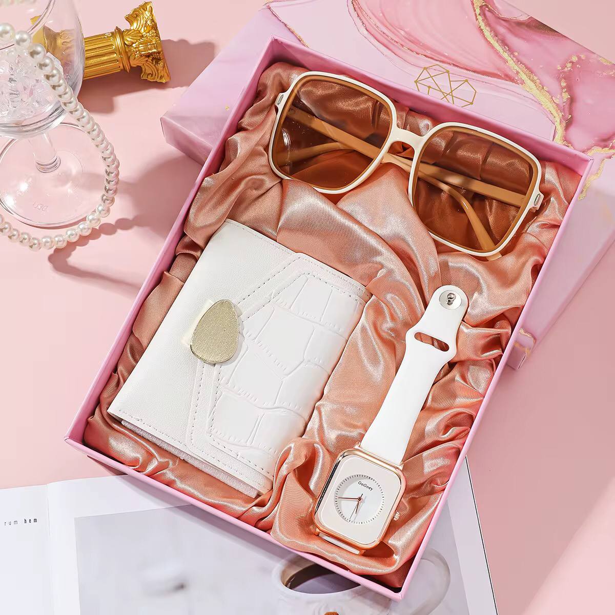 3Pcs/Set Luxury Womens Watches Set