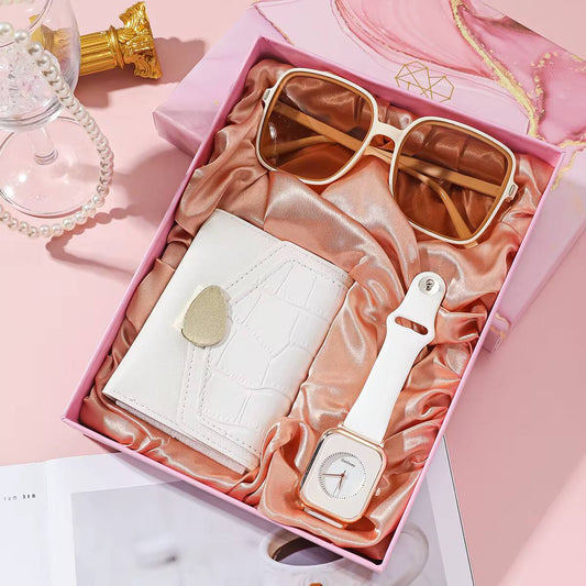 3Pcs/Set Luxury Womens Watches Set