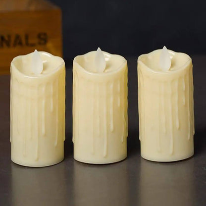 3in 1 Flameless, smokeless, environmentally friendly, swinging flame candle