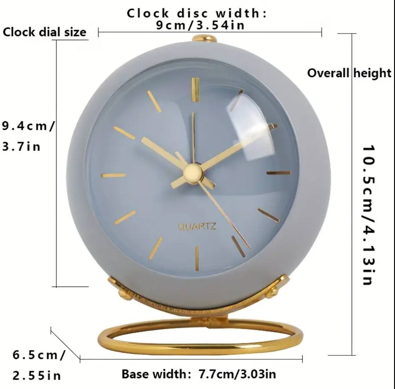 Unique Nordic Silent Smart Alarm Clock  Desk Digital
