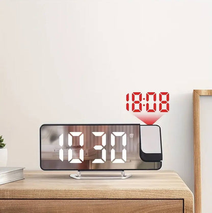 180% PROJECTION LED DIGITAL CLOCK WITH ALARM FOR TABLE