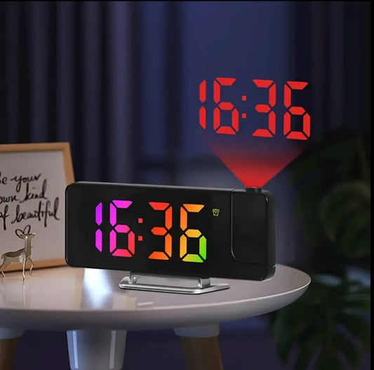 180% PROJECTION LED DIGITAL CLOCK WITH ALARM FOR TABLE