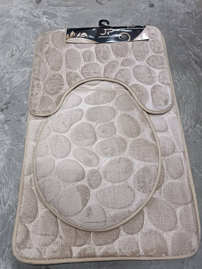 3 pcs toilet mats