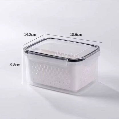 3pc Double Drain Basket