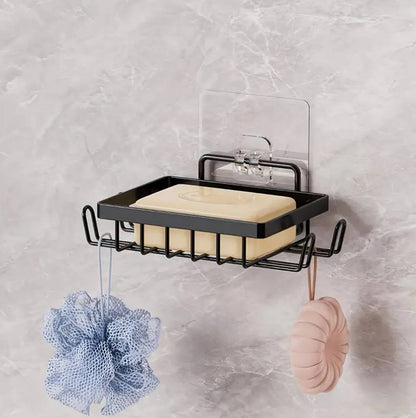 Wall mounted stainless steel soap dish