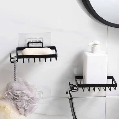 Wall mounted stainless steel soap dish