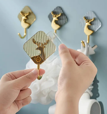 4pc beautiful acrylic strong hooks