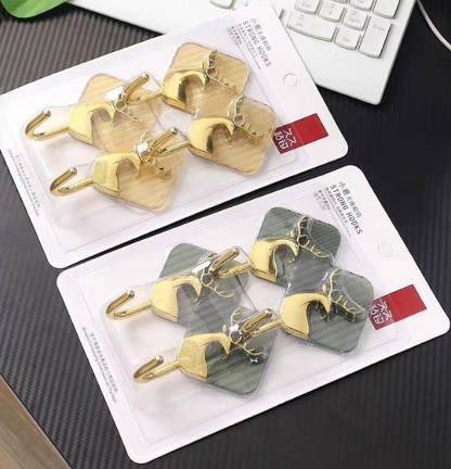 4pc beautiful acrylic strong hooks