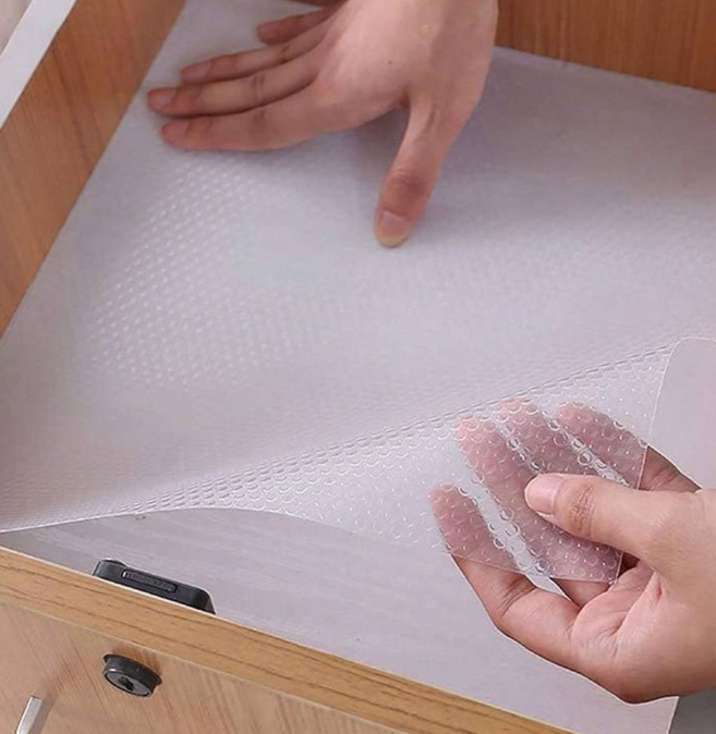 Kitchen clear drawer liners