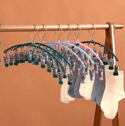 10pegs stainless steel clothes drying hanger