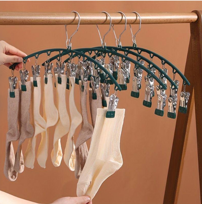 10pegs stainless steel clothes drying hanger