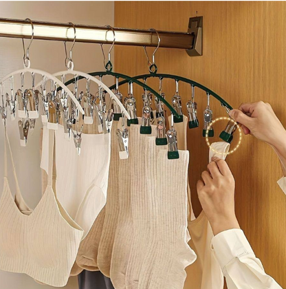 10pegs stainless steel clothes drying hanger