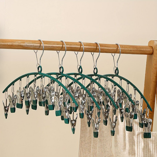 10pegs stainless steel clothes drying hanger
