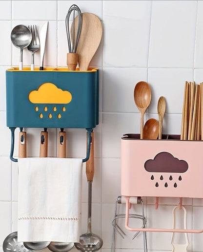 WALL MOUNTED CUTLERY/BATHROOM RACK