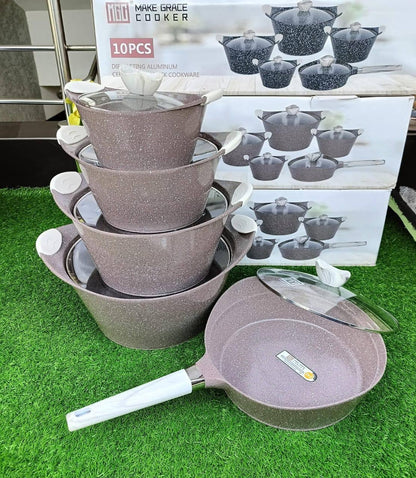 10pcs MGC  Nonstick cookware set