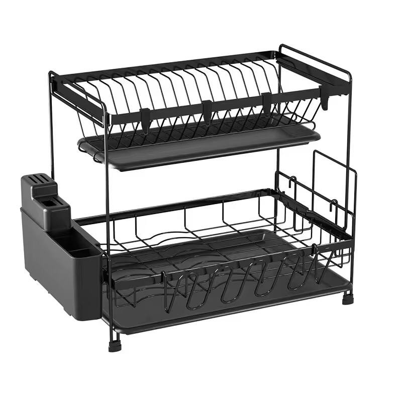 Unique Double  Layer  Carbon Steel Dishrack