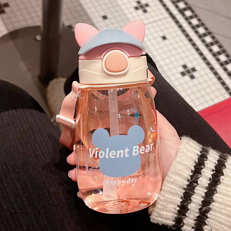 Violent bear kids water bottle