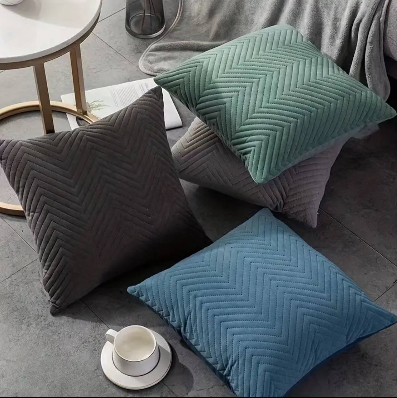 Velvet Pillowcases 45cm by 45cm