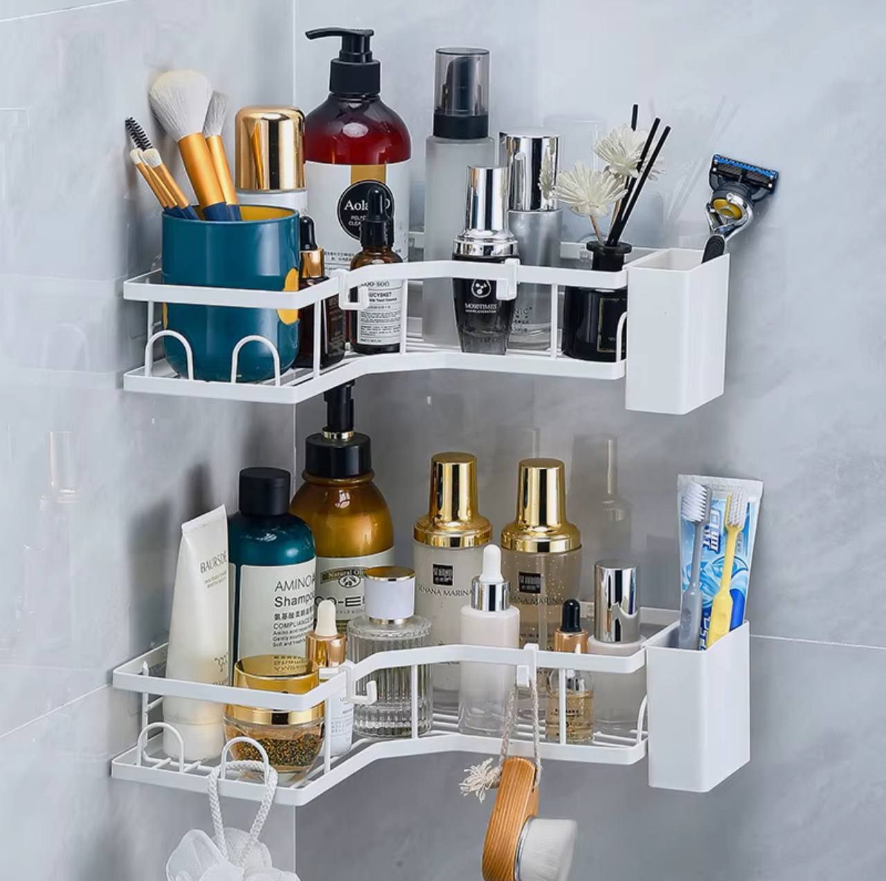 2-pack shower caddy shelf