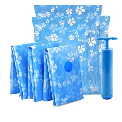 10pcs /set vacuum compression storage bag with pump