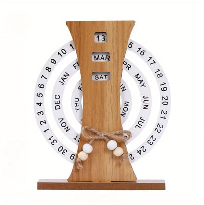 Wooden Creative Perpetual Calendar