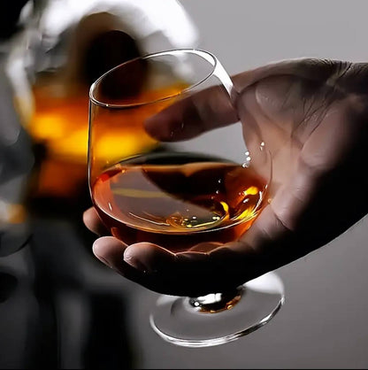 6pcs plain cognac glasses set