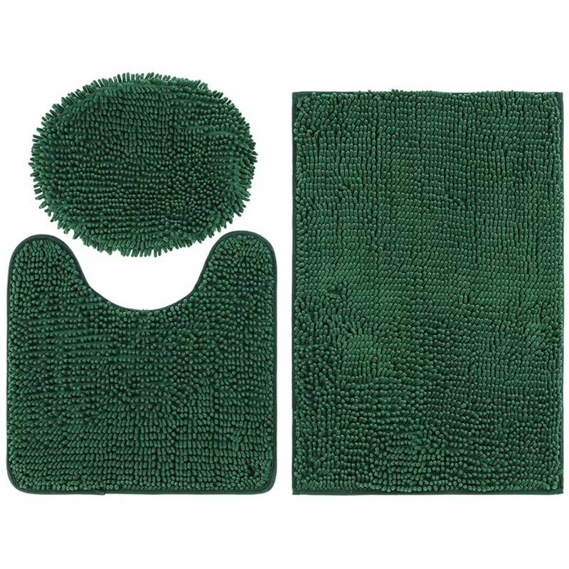 3 in 1 fluffy toilet mats