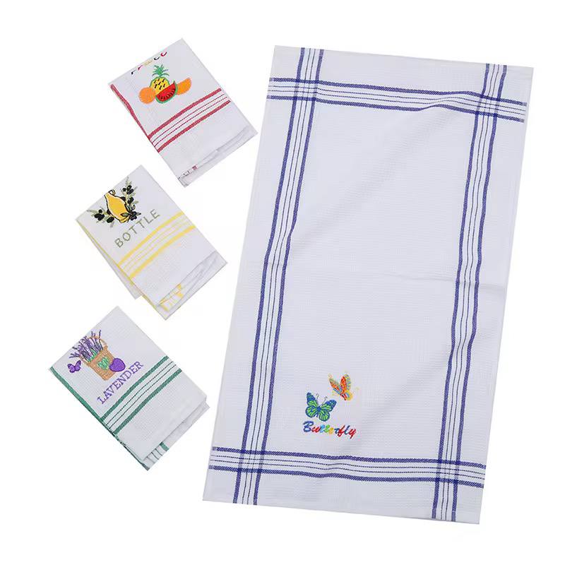 6pcs Microfiber Towel Absorbent Kitchen Cleaning Cloth