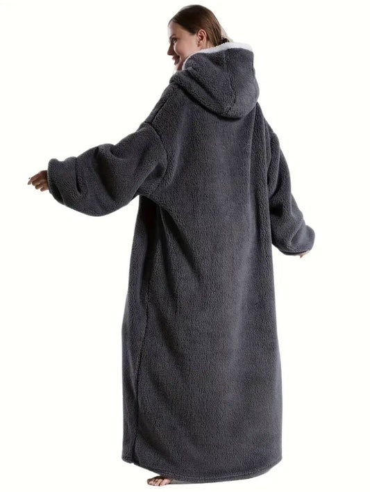 Winter Wearable Blanket Hoodie
