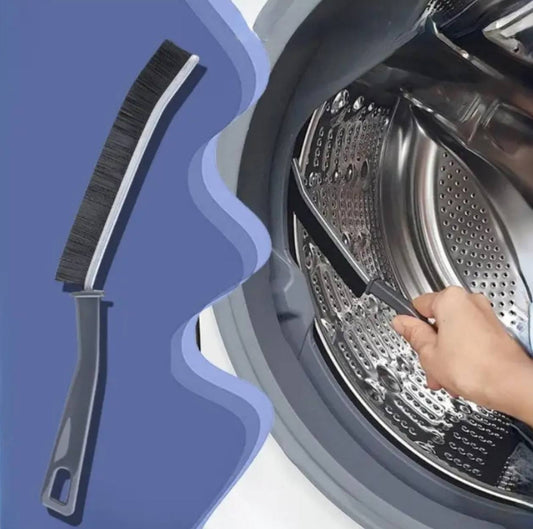 2 piece cleaning hard bristled crevice brush