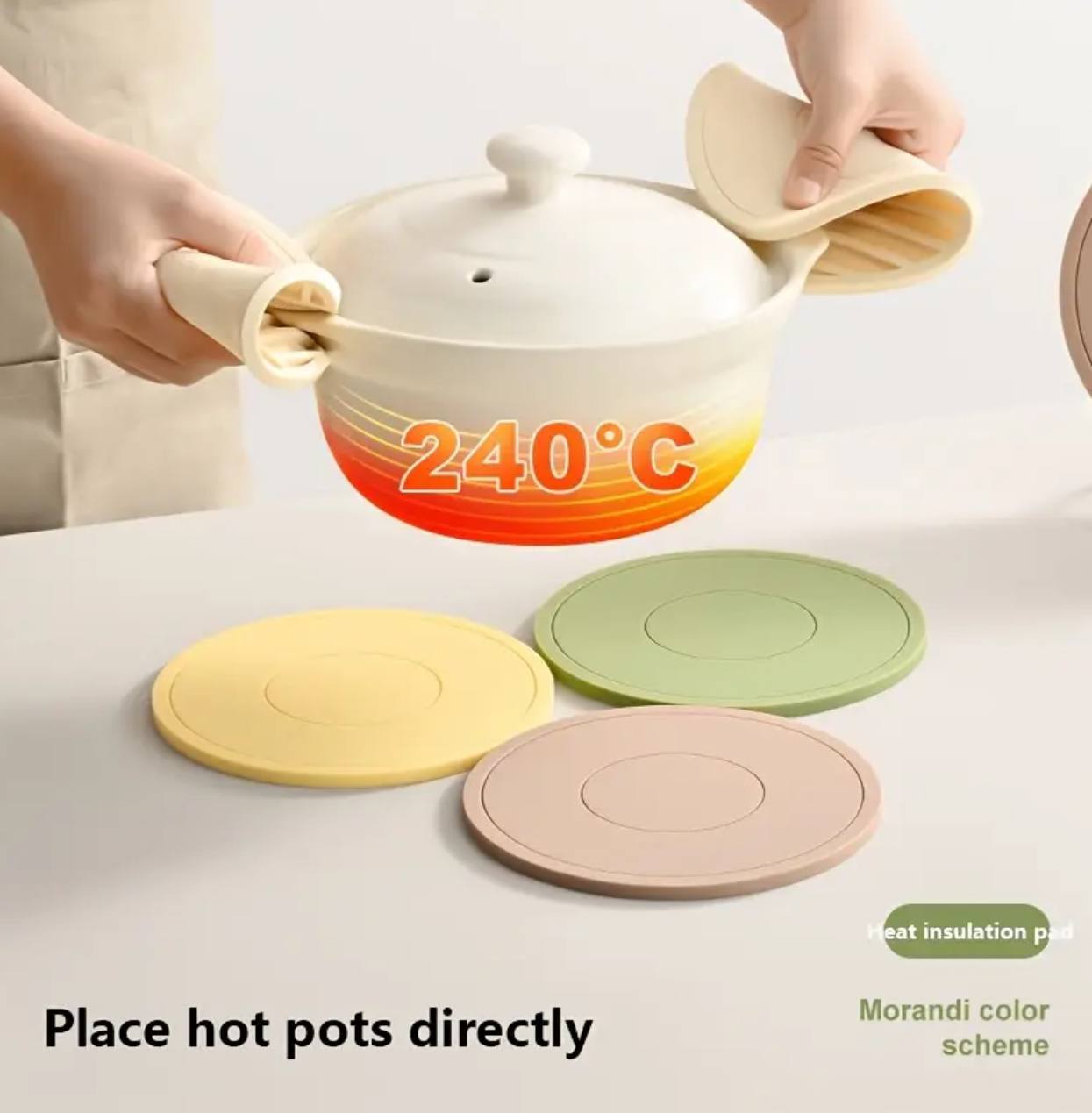 2pc Silicon place mats