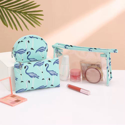 3 pcs women's waterproof cosmetic bag set / toiletry storage bags/ pouches