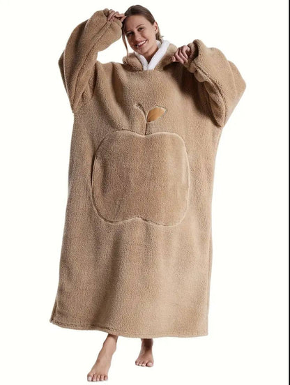 Winter Wearable Blanket Hoodie